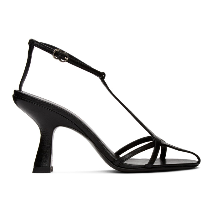 Simon Miller Black Star Heeled Sandals