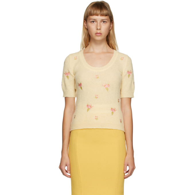 moschino yellow sweater