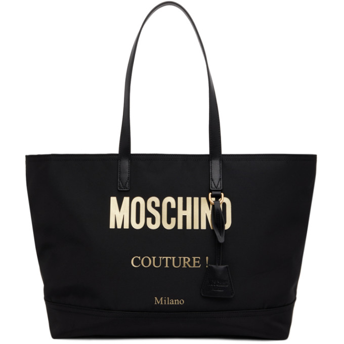 moschino logo tote