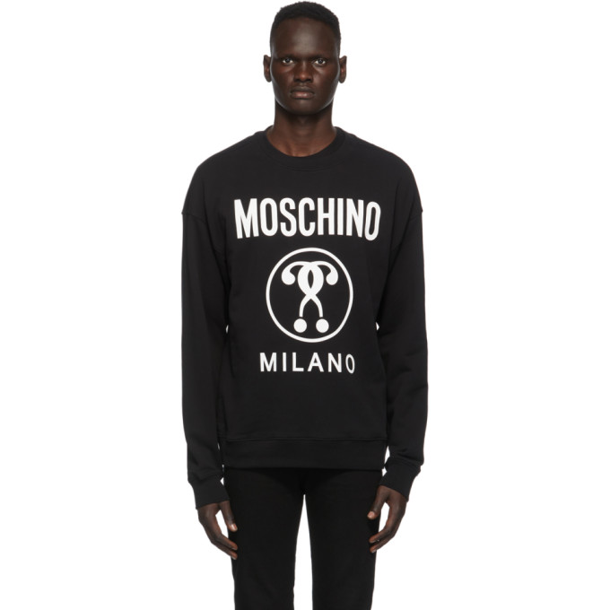 moschino question mark sweatshirt