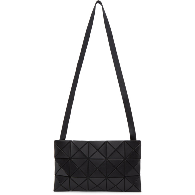 BAO BAO ISSEY MIYAKE BAO BAO ISSEY MIYAKE BLACK MATTE LUCENT MESSENGER BAG