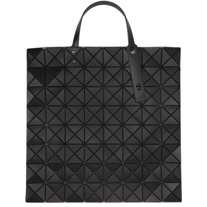 BAO BAO ISSEY MIYAKE BLACK MATTE LUCENT TOTE