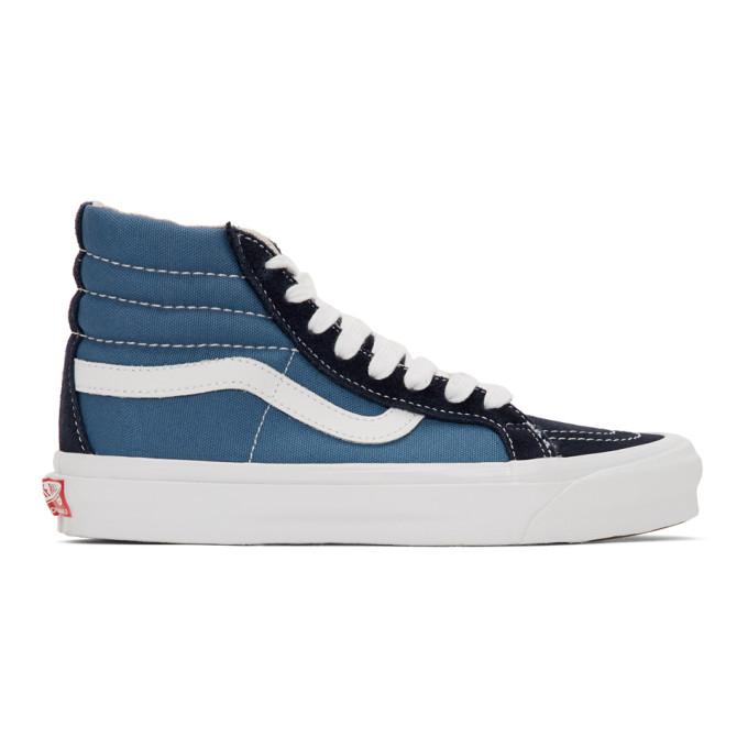 Vans Navy OG SK8 Skool-Hi LX Sneakers