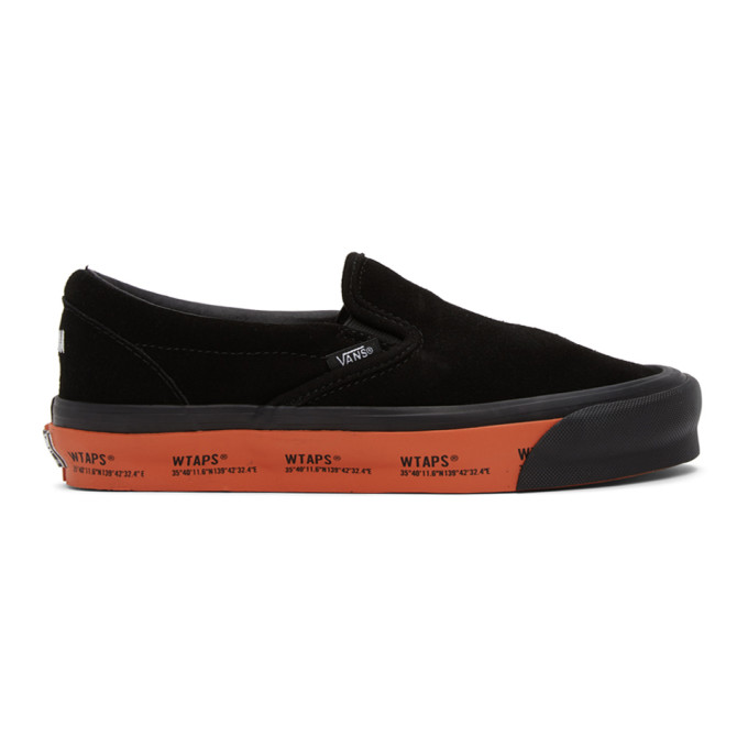 Mens Vault by Vans x WTAPS OG Classic Slip-On LX - Black, Black - VN0A45JK20E