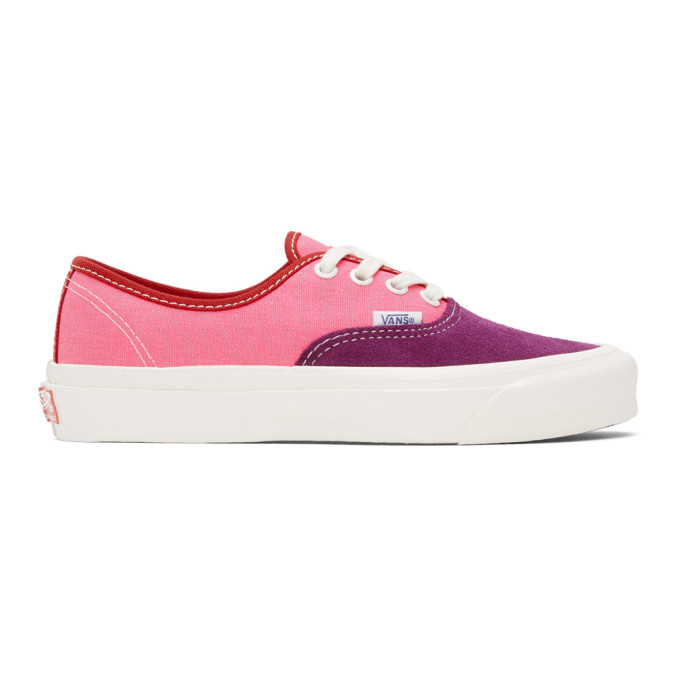 purple and pink vans