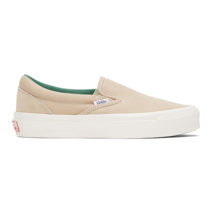 suede vans beige