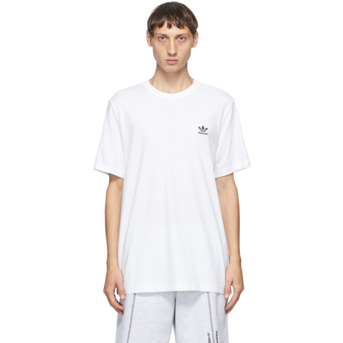 adidas Originals White Trefoil Essentials T Shirt 202751M21320101