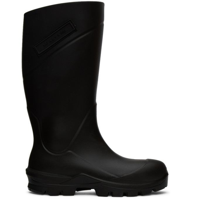 1017 ALYX 9SM Black Logo Rain Boots 202776M22308709