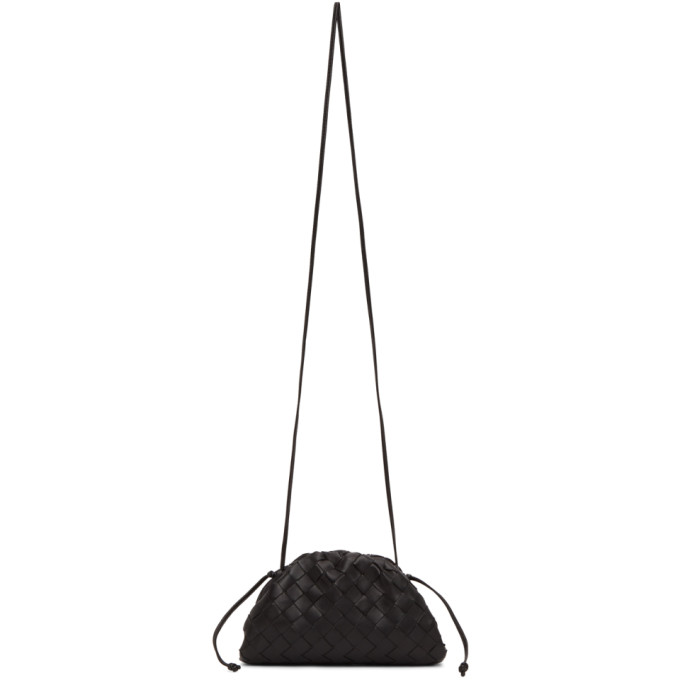 Click to view more detailed imagery on our partner's website Bottega Veneta Black Intrecciato Small 'the Pouch' Clutch