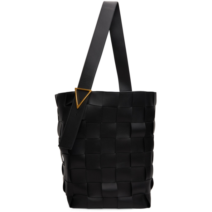 Bottega Veneta Black Intrecciato Maxi Tote 202798F04641201