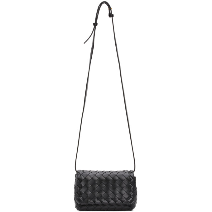 Bottega Veneta Black Intrecciato Mini Bag