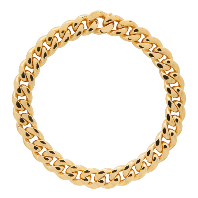 Bottega Veneta Gold Curb Chain Necklace 202798M14524201