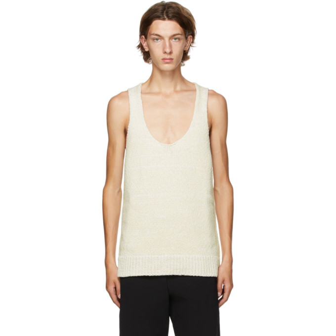 Bottega Veneta Off-White Knitted Vest