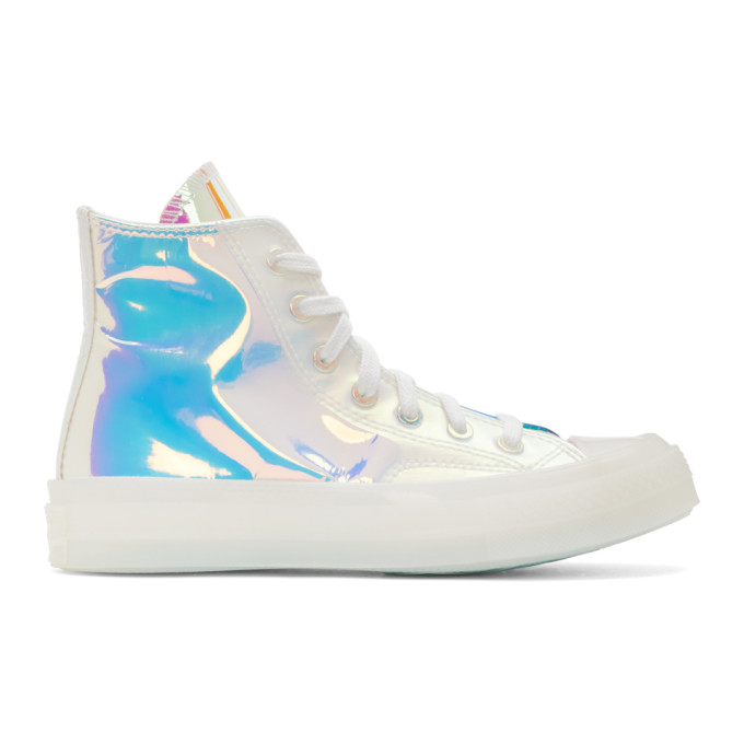 Converse White Iridescent Chuck 70 High 