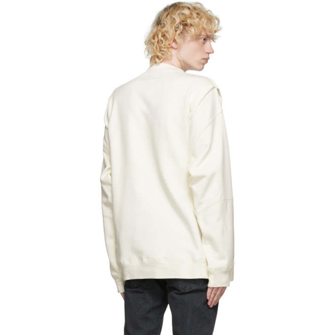 CONVERSE CONVERSE OFF-WHITE SHAPES BUBBLE SWEATSHIRT