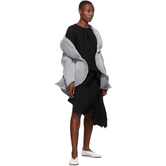 ISSEY MIYAKE ISSEY MIYAKE BLACK KONE KONE SWEATER