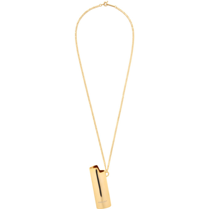 Ambush Gold Lighter Case Necklace