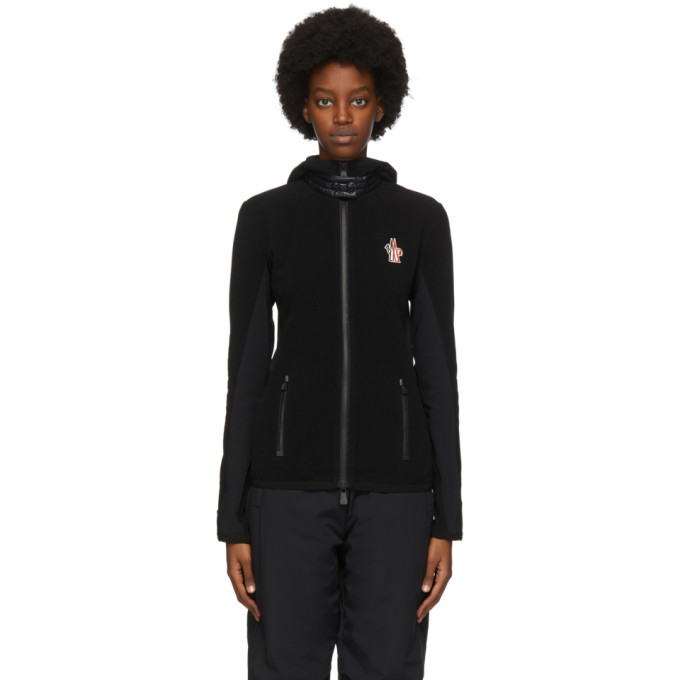 Moncler Grenoble Moncler Grenoble Black Contrast Zip-Up Jacket