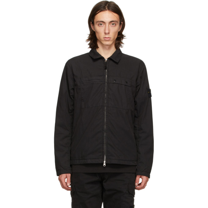 black overshirt jacket