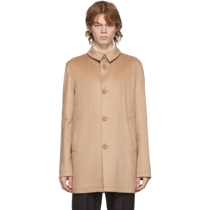 Herno Herno Tan Cashmere Topper Jacket
