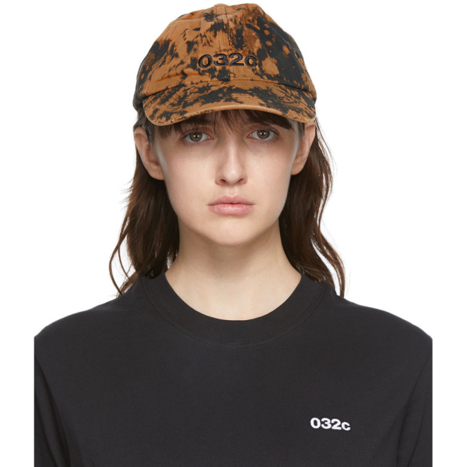 032c Black and Brown Die Todliche Doris Edition Bleached Logo Cap