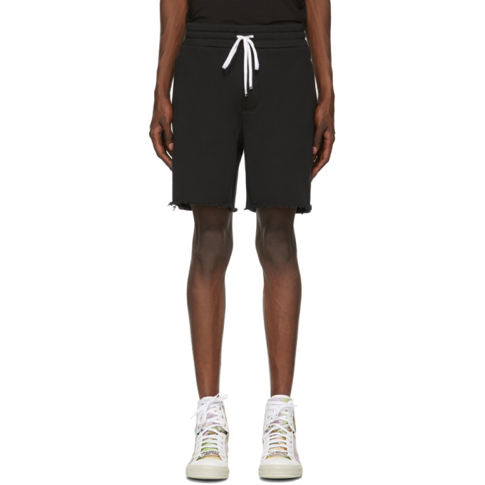 AMIRI Black Logo Core Sweat Shorts