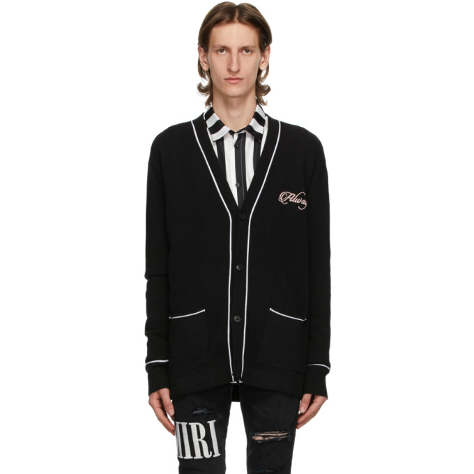AMIRI Black ‘Loving You’ Cardigan