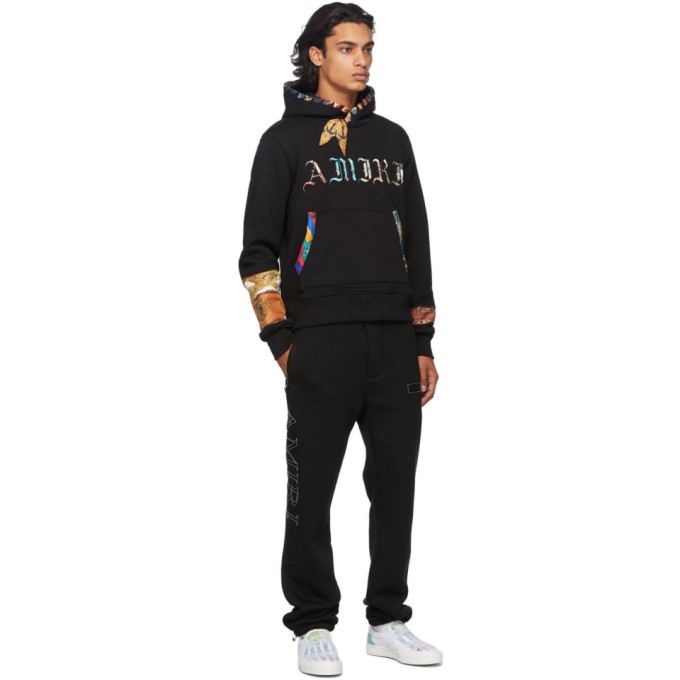 amiri patch hoodie