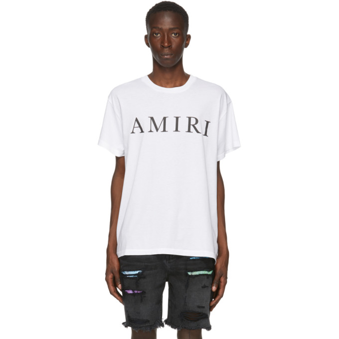 AMIRI White Large Logo T-Shirt