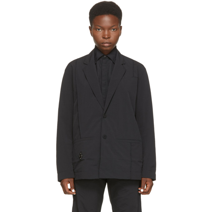 A Cold Wall Black Rhombus Badge Blazer 21f