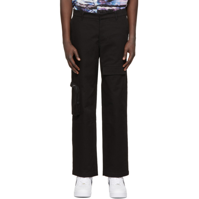 Rochambeau Black Carpenter Cargo Pants