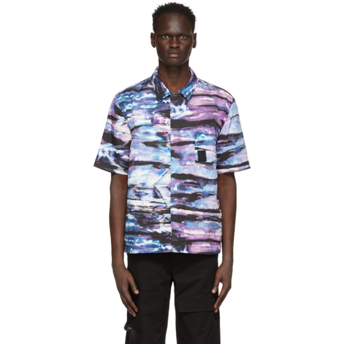 Rochambeau Multicolor Nick Farhi Edition Puffer Short Sleeve Shirt