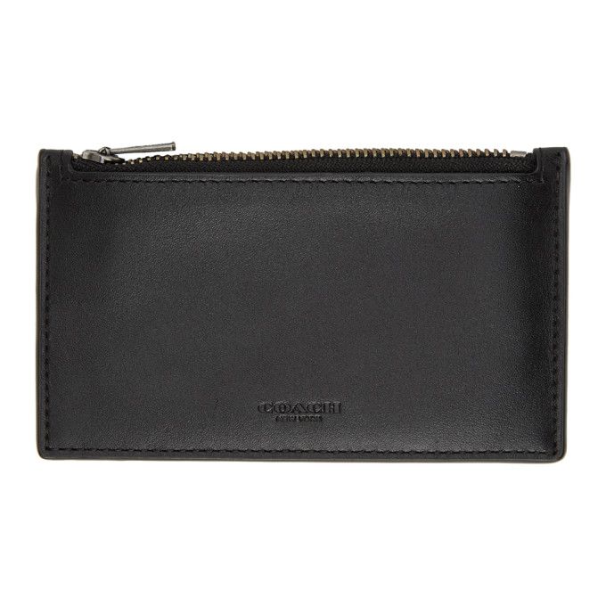 Coach 1941 Black Logo Card Holder