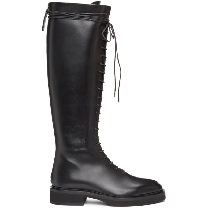 Khaite Black The York Tall Boots