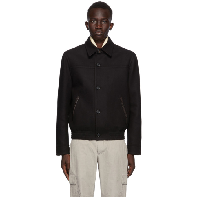 Brioni Brioni Black Wool and Cashmere Jacket