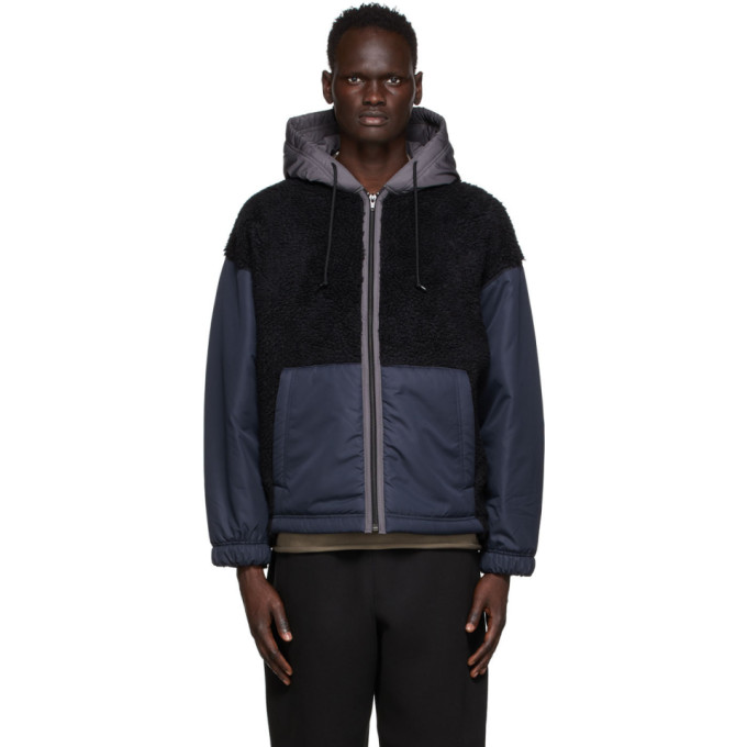 N.Hoolywood N.Hoolywood Black Hooded Jacket