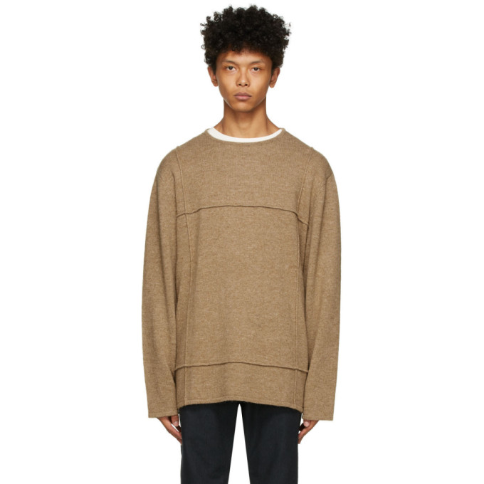 HOPE Beige Cut Sweater