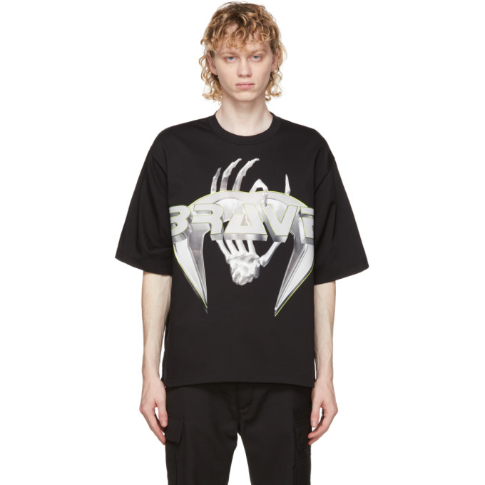 Click to view more detailed imagery on our partner's website Diesel T-diebind-slits-a2 T-shirt In Black In 9xx Black