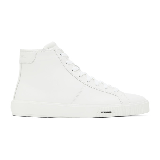 Diesel White S-Mydori MC High Sneakers