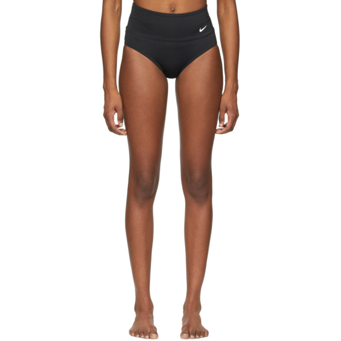 Nike Black Essential High Waist Bikini Bottoms