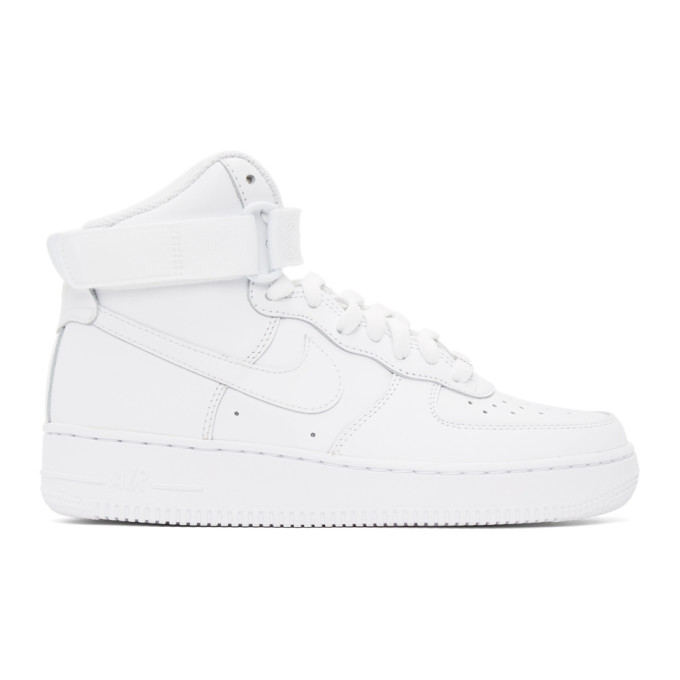 Nike White Air Force 1 High 07 Sneakers