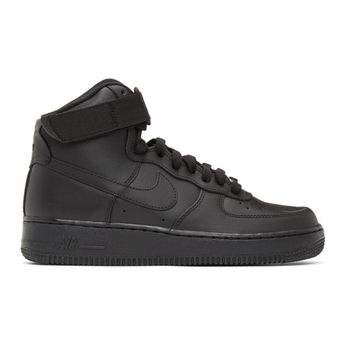 Nike Black Air Force 1 High 07 Sneakers