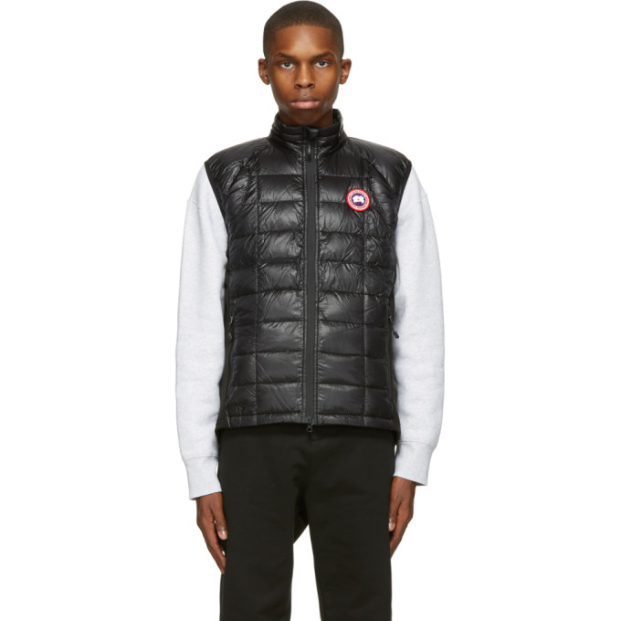 Canada Goose Black Down Hybridge Lite Vest