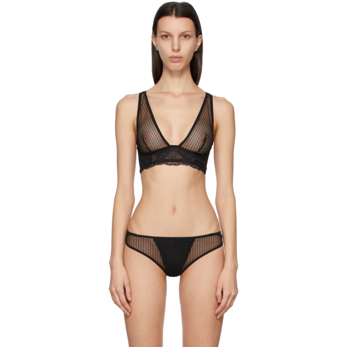 Wolford Black Venus Bralette