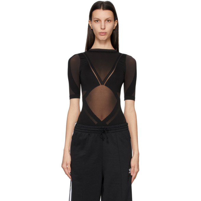 Wolford Black adidas Originals Edition Sheer Motion Bodysuit