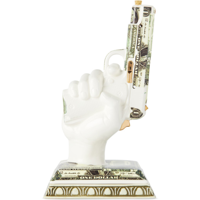 Neighborhood White And Green Booze Colt Money Incense Chamber In Green