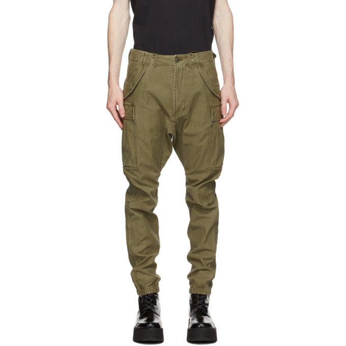 R13 Khaki Military Cargo Pants