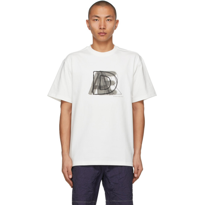 ADER ERROR WHITE AE LOGO T-SHIRT