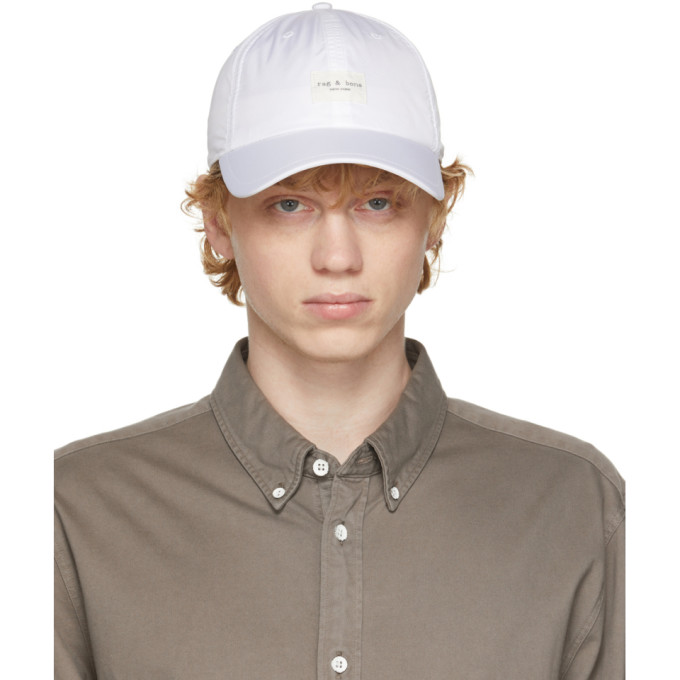 rag and bone White Addison Cap