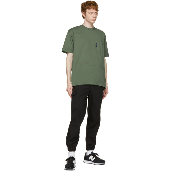 COMME DES GARÇONS HOMME DEUX COMME DES GARCONS HOMME BLACK NYLON AND COTTON RIPSTOP CARGO PANTS